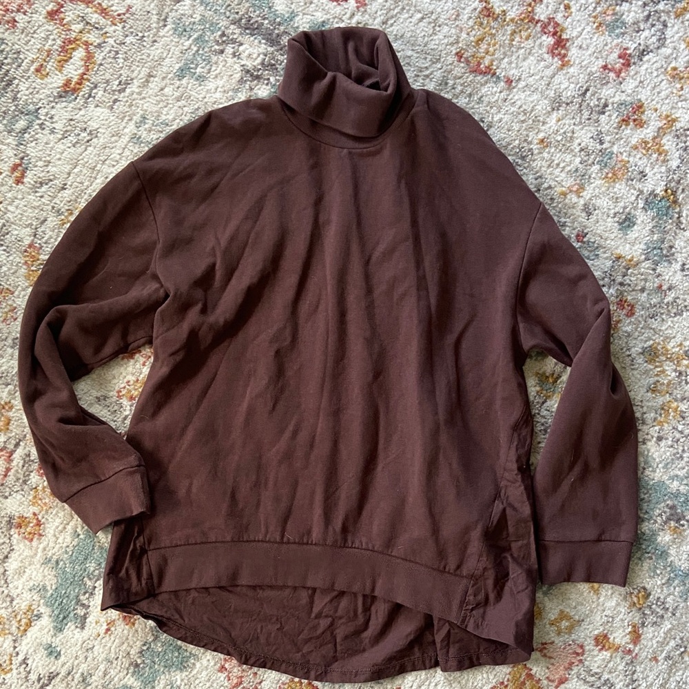 Zara Chocolate Knit Top